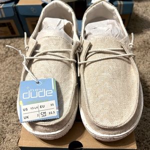 Hey Dudes, Girls, Y3/L4, Brand New In Box, Woven Zebra Natural